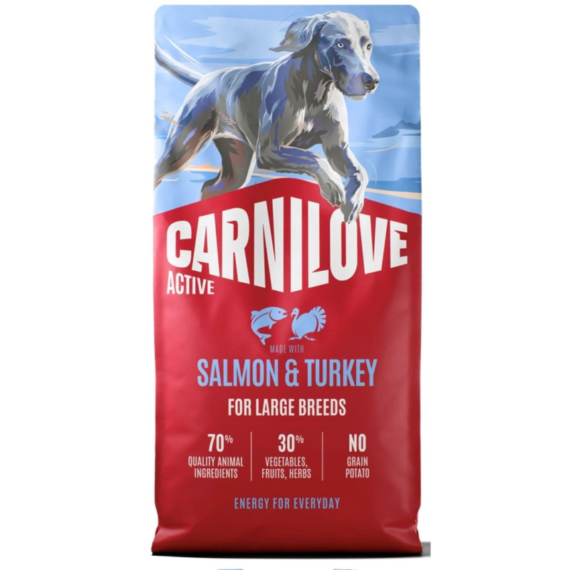 CARNILOVE Active Dog Adult Large Salmon&amp;turkey - dry dog food - 12kg