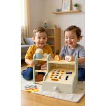 PROMIS Wooden Cash Register...