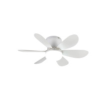 Fan with lamp RL, LED, 8W, 2700-6500K, 850lm, white
