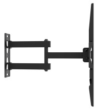 Maclean TV Mount / Bracket, max VESA 400x400, 32-55", up to 30 kg, black, tilt adjustment +2°--10° and swivel adjus Maclean TV Mount / Bracket, max VESA 400x400, 32-55", up to 30 kg, black, tilt adjustment +2°--10° and swivel adjus