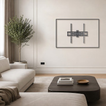 Maclean TV Mount / Bracket, max VESA 400x400, 32-55", up to 30 kg, black, tilt adjustment +2°--10° and swivel adjus Maclean TV Mount / Bracket, max VESA 400x400, 32-55", up to 30 kg, black, tilt adjustment +2°--10° and swivel adjus