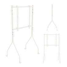 Maclean TV Stand / Cart, on wheels, 37-80", max. load 50 kg, max. VESA 600x400, white, MC-180 W Maclean TV Stand / Cart, on wheels, 37-80", max. load 50 kg, max. VESA 600x400, white, MC-180 W
