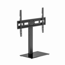 Televizoriaus Stovas - GEMBIRD TVS-D75S-01 37"-75" Reguliuojamo Aukščio Pasvirimo VESA 600x400 Juodas Televizoriaus Stovas - GEMBIRD TVS-D75S-01 37"-75" Reguliuojamo Aukščio Pasvirimo VESA 600x400 Juodas