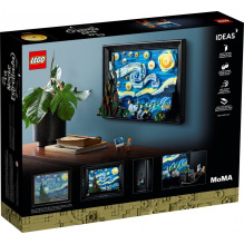 LEGO 21333 Ideas Vincent van Gogh ? Sternennacht (3D-Nachbildung des Meisterwerks von van Gogh)