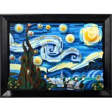 LEGO 21333 Ideas Vincent van Gogh ? Sternennacht (3D-Nachbildung des Meisterwerks von van Gogh)