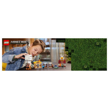 LEGO Minecraft The Ghast Balloon Village Attack