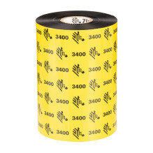 Zebra 3400 Wax-Resin thermal ribbon