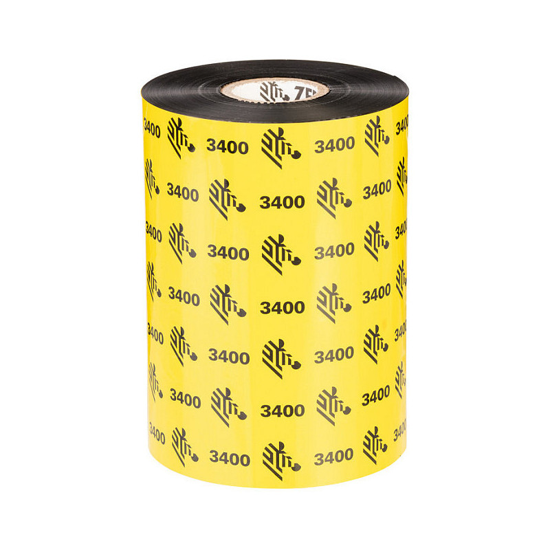 Zebra 3400 Wax-Resin thermal ribbon