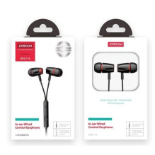 Joyroom headphones 3.5 mm mini jack with remote control and microphone Black Joyroom headphones 3.5 mm mini jack with remote control and microphone Black