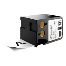 DYMO XTL Schriftband Vinyl 54mmx7.0m Black- weiß
