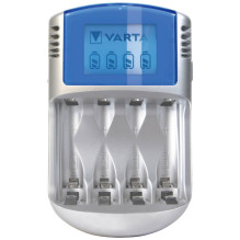 Varta lādētājs LCD 12V / USB ar 4x AA 2600mAh baterijām Varta lādētājs LCD 12V / USB ar 4x AA 2600mAh baterijām