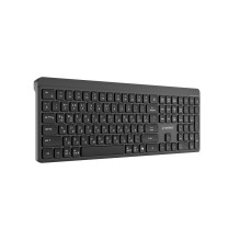 Klaviatūra - GEMBIRD KB-WPS-03-CYRL Belaidė Pilno Dydžio Klaviatūra, 2,4 G + BT, RU Išdėstymas Klaviatūra - GEMBIRD KB-WPS-03-CYRL Belaidė Pilno Dydžio Klaviatūra, 2,4 G + BT, RU Išdėstymas