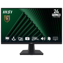 Monitorius - MSI Pro MP245G 24" Full HD IPS 100 Hz Juodas Monitorius - MSI Pro MP245G 24" Full HD IPS 100 Hz Juodas