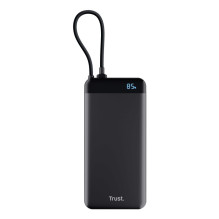 Išorinė Baterija - Trust 25881 20 000 mAh 20 W USB-C PD Juoda Išorinė Baterija - Trust 25881 20 000 mAh 20 W USB-C PD Juoda