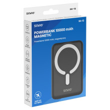 Išorinė Baterija - SAVIO BA-12 10 000 mAh 20 W Magnetinė Juoda Išorinė Baterija - SAVIO BA-12 10 000 mAh 20 W Magnetinė Juoda