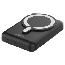 Išorinė Baterija - SAVIO BA-12 10 000 mAh 20 W Magnetinė Juoda Išorinė Baterija - SAVIO BA-12 10 000 mAh 20 W Magnetinė Juoda