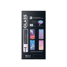 LCD apsauginis stikliukas 6D Apple iPhone 15 Pro juodas (10 vnt. rinkinys)