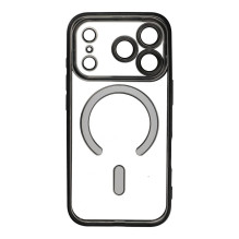 Case for iPhone 17 Pro / 18 Pro Electro Mag Cover compatible with MagSafe black Case for iPhone 17 Pro / 18 Pro Electro Mag Cover compatible with MagSafe black
