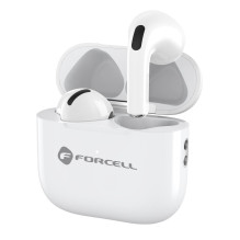 Słuchawki bezprzewodowe TWS FORCELL Core white Słuchawki bezprzewodowe TWS FORCELL Core white
