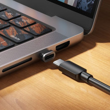 Magnetic Cable USB C to USB C Hoco QC3.0 PD 5A 240W 1,2 m U159 black Magnetic Cable USB C to USB C Hoco QC3.0 PD 5A 240W 1,2 m U159 black