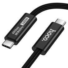 Cable USB C do USB C Hoco USB4 40Gbps / 8K60Hz 5A 240W 1m US15 black