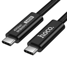 Cable USB C do USB C Hoco USB4 40Gbps / 8K60Hz 5A 240W 1m US15 black