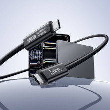 Cable USB C do USB C Hoco USB4 40Gbps / 8K60Hz 5A 240W 1m US15 black