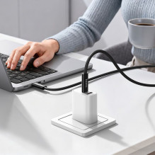 Cable USB C do USB C Hoco USB4 40Gbps / 8K60Hz 5A 240W 1m US15 black
