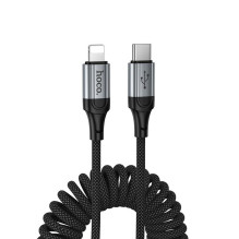 USB C - Lightning kabelis Hoco PD 27W 1,5 m X121 juodas USB C - Lightning kabelis Hoco PD 27W 1,5 m X121 juodas