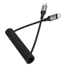 USB C - Lightning kabelis Hoco PD 27W 1,5 m X121 juodas USB C - Lightning kabelis Hoco PD 27W 1,5 m X121 juodas