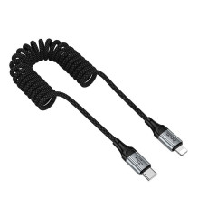 USB C - Lightning kabelis Hoco PD 27W 1,5 m X121 juodas USB C - Lightning kabelis Hoco PD 27W 1,5 m X121 juodas