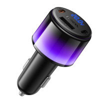 Car charger Hoco USB A + 2xUSB C PD QC3.0 57W Z69B black