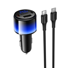 Car charger Hoco USB A +...
