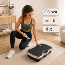 AC-513 Vibration plate 3 workout zones / 120 levels / 5 built-in programs / bands Gold AC-513 Vibration plate 3 workout zones / 120 levels / 5 built-in programs / bands Gold
