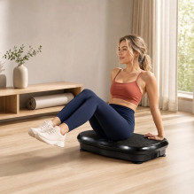 AC-513 Vibration plate 3 workout zones / 120 levels / 5 built-in programs / bands Black AC-513 Vibration plate 3 workout zones / 120 levels / 5 built-in programs / bands Black