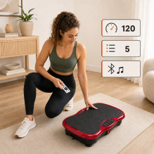 AC-513 Vibration plate 3 workout zones / 120 levels / 5 built-in programs / bands Red AC-513 Vibration plate 3 workout zones / 120 levels / 5 built-in programs / bands Red