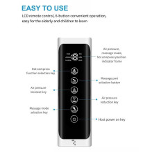 Riff LKM4 Air compression leg massager with LCD / Heating / 3 modes + massage Riff LKM4 Air compression leg massager with LCD / Heating / 3 modes + massage
