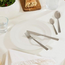 Cutlery set, silver col., 24 pcs. Cutlery set, silver col., 24 pcs.