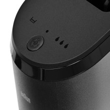 Braun „Series 9 Pro+“ 9655cc Skustuvas su tinkleliu, kirpimo mašina, pilkas Braun „Series 9 Pro+“ 9655cc Skustuvas su tinkleliu, kirpimo mašina, pilkas