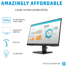 HP P-Series P24 G4 computer monitor HP P-Series P24 G4 computer monitor