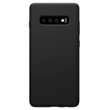 „Evelatus“ „Samsung Galaxy S10 Premium“ minkštas silikoninis dėklas, juodas