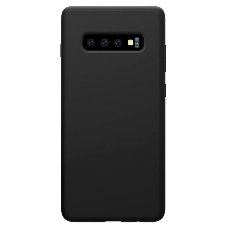 „Evelatus“ „Samsung Galaxy S10 Premium“ minkštas silikoninis dėklas, juodas