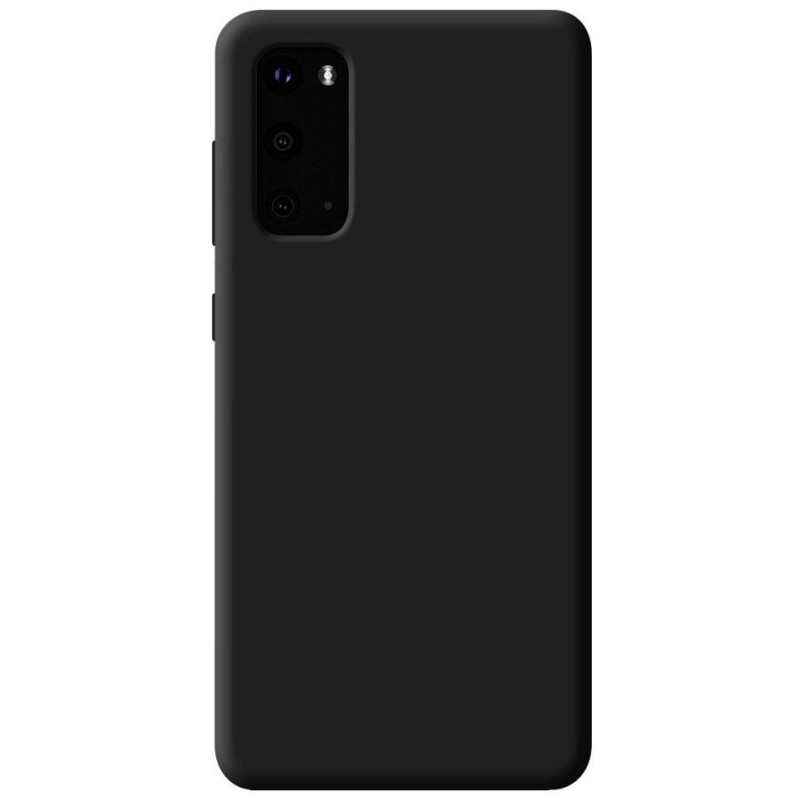 „Evelatus“ „Samsung Galaxy S20 Premium“ minkštas silikoninis dėklas, juodas