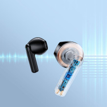 „Joyroom Joyroom TWS“ belaidės ausinės, ENC, atsparios vandeniui, IPX4, „Bluetooth 5.3“, juodos (JR-TL11) „Joyroom Joyroom TWS“ belaidės ausinės, ENC, atsparios vandeniui, IPX4, „Bluetooth 5.3“, juodos (JR-TL11)