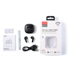 „Joyroom Joyroom TWS“ belaidės ausinės, ENC, atsparios vandeniui, IPX4, „Bluetooth 5.3“, juodos (JR-TL11) „Joyroom Joyroom TWS“ belaidės ausinės, ENC, atsparios vandeniui, IPX4, „Bluetooth 5.3“, juodos (JR-TL11)