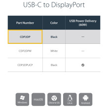 StarTech.com CDP2DP USB graphics adapter