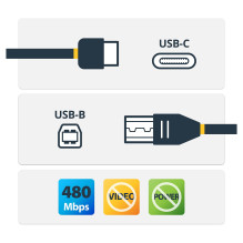 StarTech.com USB2CB3M USB cable StarTech.com USB2CB3M USB cable