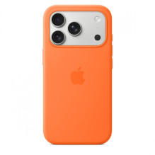 Apple iPhone 17 Pro silikoninis dėklas su „MagSafe“ (oranžinis) Apple iPhone 17 Pro silikoninis dėklas su „MagSafe“ (oranžinis)