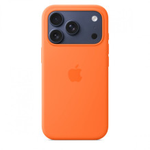 Apple iPhone 17 Pro Silicone Case with MagSafe (orange)