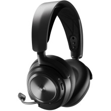 SteelSeries „Arctis Nova Pro Wireless“ – už ausų – virtualus erdvinis garsas (360° erdvinis Audio) / 2 akumuliatoriai / 